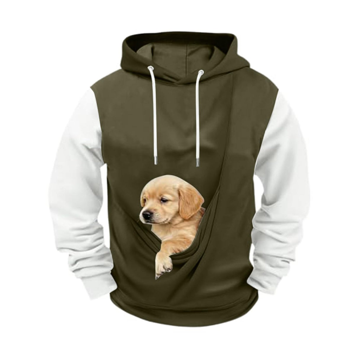 Dog Pounch Hoodie for Men Oversized Pet Carrier Kangaroo Pocket Sweatshirt Cat Pounch Warm Hoodie Animal Holder Tops Big and Tall Dog Cat Carrier Sweatshirt Fall Winter Fleece Pullover Hoodies Men