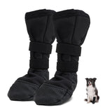 Dog Paw Wound Recovery Boot, Anti-Slip Dogs Socks Boots, Breathable Pet Bootie for Injured Paw, Dog Pad Protector for Outdoor Walking 2pcs (XL)