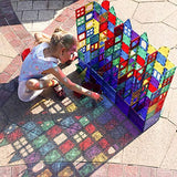 Jasonwell Magnetic Tiles Building Blocks Set for Boys Girls Preschool Educational Magnet Construction Kit Stacking STEM Toys Christmas Birthday Gifts for Kids Toddlers 3 4 5 6 7 8 9 10 + Year Old