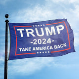 Donald Trump 2024 Flag - Take America Back Flag, 3x5FT, 2 PACKS. Re-Elect Trump outdoor indoor Decor1