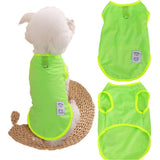 Tangpan 2 Pack Dogs Shirts Soft Breathable Solid Dog T-Shirts with Leash Ring Tank Top Summer Dog T-Shirts Apparel Sleeveless Dog Vest Dog Tee Shirt for Small Dogs A# XL