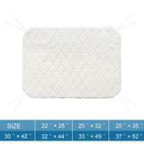 Elevated 2 Pack Soft Plush Dog/Cat Beds Pad, Waterproof with Corner Straps, Machine Washable (Pad Only, Bed not Included)