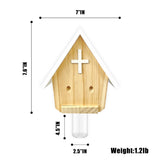 GAW Nature Wood Church Style Carpenter Bee Traps for Outdoors, 1 Pack Best Wooden Bee Trap for Outside