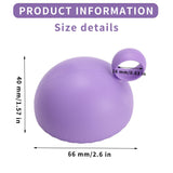 Silicone Makeup Brush Cleaner Bowl – Portable Cosmetic Brush Scrubber Mat & Washing Tool – Textured Cleaning Cup for Face & Eye Brushes – Manual Beauty Sponge Washer for Travel & Home(Purple)