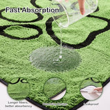 Qeils Washable Pee Pads for Dogs, 2 Pack Super Absorbent Reusable Puppy Pads with Green Long Wool for Potty Training, Floor, Couch, Bed, and Crate,36"x 41"