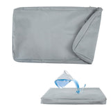 Waterproof Dog Bed Cover Replacement for 36 Inch Wire Crates, Heavy Duty Oxford Fabric Pet Bed Sleeve with Zipper, Washable & Durable Mattress Protector for Puppy, 34" L x 22" W x 3.5" H (Cover Only)
