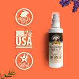 Muscle and Joint Pain Relief Cream for Dogs - Quick Absorption Liniment for pain relief for dogs - Made in USA with Natural Ingredients - For Acute and Chronic Arthritis Pain - Dog Joints Pain Relief