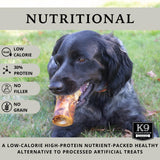 K9 Connoisseur Beef Marrow Dog Bones Long Lasting for Aggressive Chewers - USA Made Single Ingredient Dynamo Bone for Small and Medium Dogs Upto 50 Pounds - 6 Pack