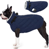 AOFITEE Small Dog Winter Coat, Waterproof Dog Winter Jacket with Zipper & Fleece Collar, Reflective Dogs Puffer Jacket, Small Pet Snow Coat Snowsuit for Yorkshire, West Highland