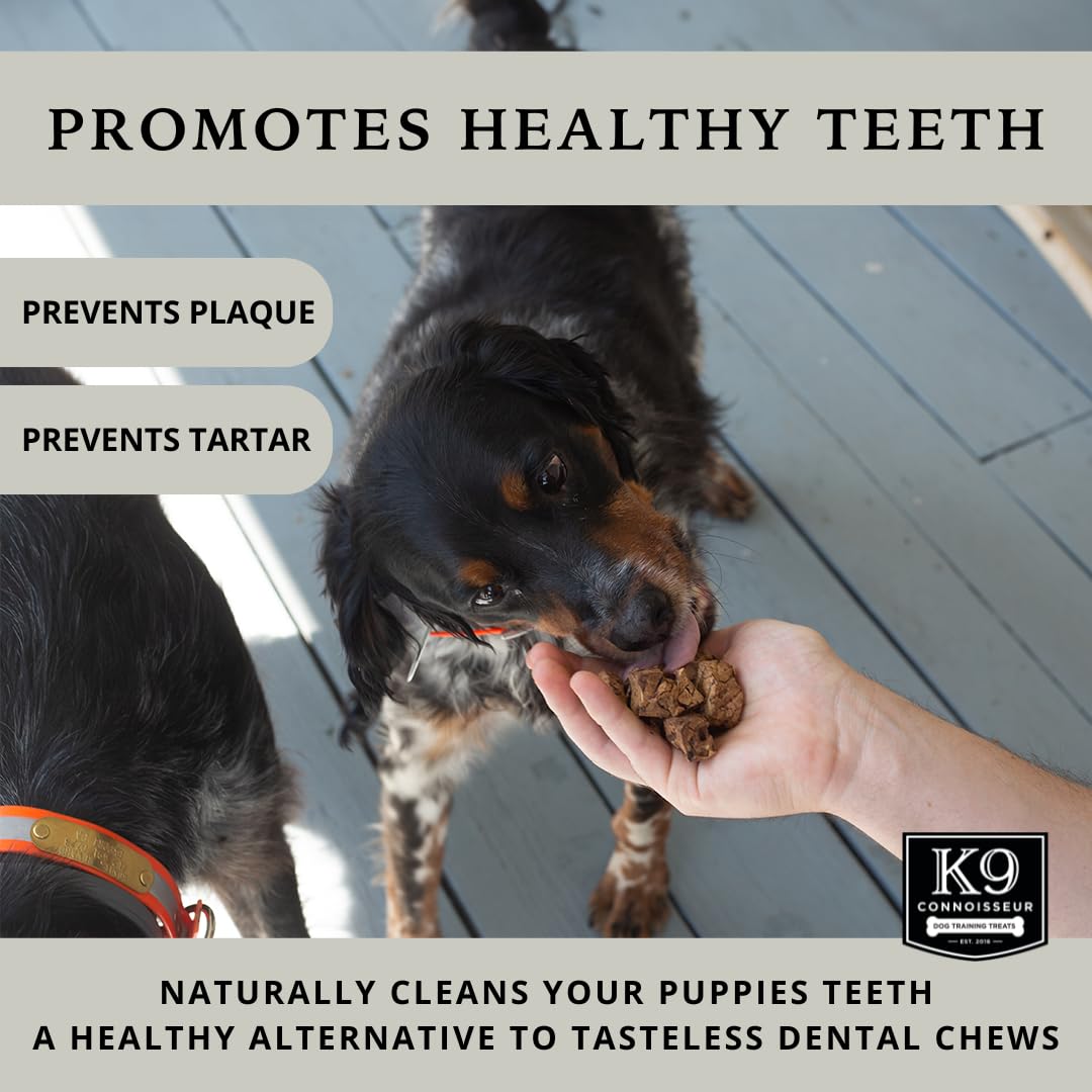 K9 Connoisseur Beef Lung Dog Training Treats All Natural & Lean, USA Made Single Ingredient, Bulk Dogs Treat, Grain Free, for All Breeds & Sizes - 2.5 Lbs