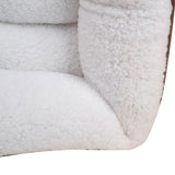 Long Rich Rectangle Bolster Pet Bed, Dog Bed Medium Size, Chocolate Color