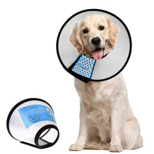 Load image into Gallery viewer, Supet Dog Cone Collar Adjustable After Surgery, Comfortable Pet Recovery Collar &amp; Cone for Large Medium Small Dogs, Elizabethan Dog Neck Collar Plastic Practical
