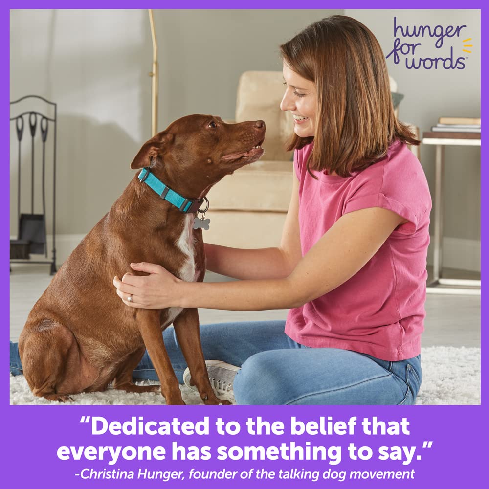 Hunger for Words Talking Pet Button Mat - 1 Piece Single, Pet Supplies, Dog Training and Obedience Games