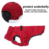 Geyecete Dog Winter Warm Coat Dogs Winter Jacket Windproof Snowproof,Pet Outdoor Jackets Dog Jacket for Small Medium Large Dogs-Red-M