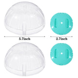 2 Pieces Hamster Exercise Ball, 5.7 Inch Guinea Pigs Running Ball Transparent Plastic Hamster Wheel for Dwarf Rabbits Small Pets to Reduce Boredom and Increase Activity