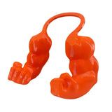 Cat/Dog Muscle Arm Costume, 3D Printed Cute Funny Accessory for Small Medium Pets Halloween Christmas Parties (Orange, M)