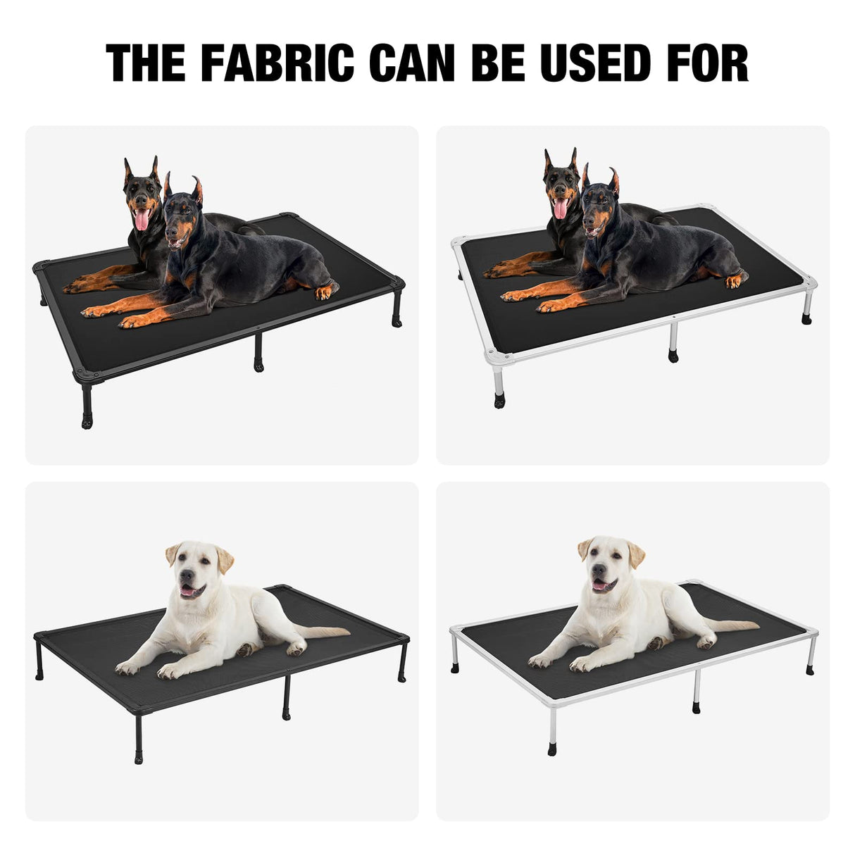 Veehoo Dog Bed Cover for CWC2002, CWC2003, CWC2203A, CWC2203B, Size XXL, Black
