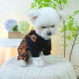 Dog Clothes Jumpsuit Stylish Winter Plaid Pet Shirts for Small Dogs Cute Floral Puppy Bib Overalls Classic Outfit Chihuahua Yorkies Boy Girl One Piece Birthday Holiday Apparel