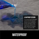 GORILLA GRIP Waterproof Bed Cover for Dogs, 82x52, Gripped Slip Resistant Backing, Leak Proof Washable Dog Blanket Covers Sofa, Couch, Sectional, Crate, Car, RV Seats, Pet Puppy Essentials, Charcoal
