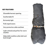 Hurtta Mudventure ECO Dog Coat, BlackBerry, 10 in