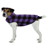 ASENKU Dog Sweater - Plaid Fleece Vest, Soft Comfortable Pet Pajamas, Warm Winter Shirt, Cold Weather Coat Jacket for Small & Medium Breeds