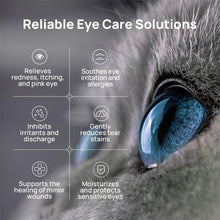 Load image into Gallery viewer, HICC PET Dog Eye Gel, Vet-Recommended Dog Eye Infection Treatment, Cat Eye Drops Wash, Soothes Irritation, Moisturizes Dry Eyes, Pet Eye Drops Ointment Alternative for Dogs, Cats, Horses. 2 fl oz
