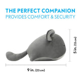 Paw Inspired Chinchilla Cuddler for Chinchillas, Guinea Pigs, Hamsters, Rats, Ferrets, Hedgehogs, Sugar Gliders, Small Animals | 9-Inch Chinchilla Plush Accessory Toy (Gray)