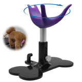 Nyutcwe Dog Grooming Stand 5.7"-7.3" Adjustable Dog Stand for Grooming Keeps Pet Standing Up for Bathing Trimming, Purple