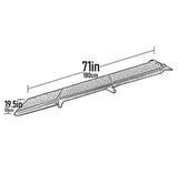 Pet Gear Tri-Fold Portable Pet Ramp for Dogs and Cats, 71" Long, Extra Wide, Holds up to 200lbs, Patented Design, Compact/Easy Fold with Safety Tether, Available in 2 Models