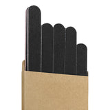 5 Rows 2 Layers 10 PCS Nail File, Red Tough PP Core, Exquisite Kraft Paper Box, Double Sided 100/180 Grit Black Emery Board Manicure Pedicure Nail Tool