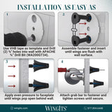 WingIts RC-RESGBW35-2 Grab Bar Anchor