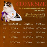 Lovelyshop pet Serial Royal Coronation Style White Faux Fur Pet Cape for Halloween Costumes, King Queen Prince and Princess Cosplay-XSmall