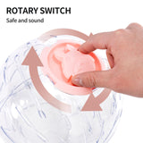 7.9 Inch Hamster Ball, Running Ball Toy, Transparent, Breathable, Promote Exercise Health, Reduce Stress, Easy to Clean, Hamster Accessory, for Syrian Dwarf Hamster, Gerbils, Mice, Small Pets, Pink