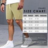 Lkrhzevg Men's Outdoor Shorts Casual Elastic Waist Drawstring Summer Beach with Pockets Lightweight Hiking Quick Dry Sports Shorts-S Dark Gray