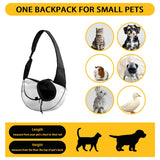 COEQINE Dog Sling for Medium Dogs Puppy Carrier Sling Corgi Paw Print Pet Crossbody Purse Zipper Front Facing Dog Pouch Soft for Small Breeds Cats Dogs Walking Breathable Mesh Satchel