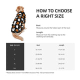 Dog Costumes for Large Dogs Halloween Ghost Cosplay Clothes Sweaters Outfits Pet Sweatshirt Hoodies with Pocket for Medium Large Dogs-S