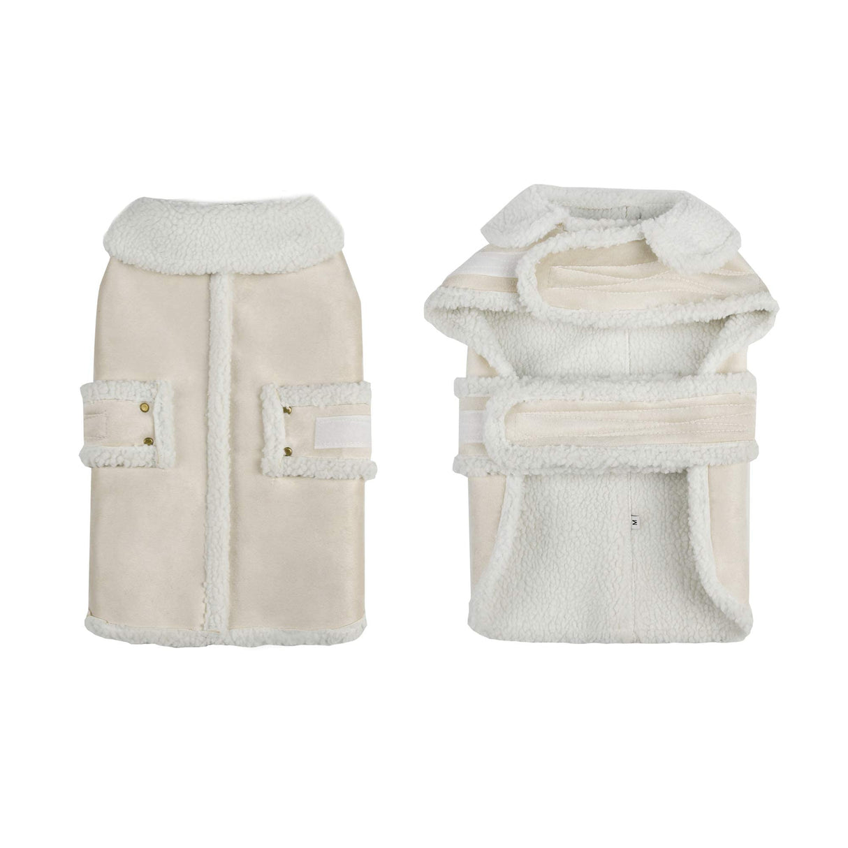 XUANQIFC Dog Coat Jacket, Warm Windproof Dog Sweaters for Small Dogs, Thick Apparelf Fleece Coat for Medium Large Dogs (XX-Large)