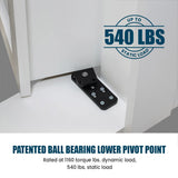MURPHY DOOR Hidden Hinge Hardware - Easy DIY Hidden Door System, Heavy Duty Swinging Door Hinge for Secret Door or Hidden Door Bookcase, Up to 300 lbs