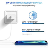 iPhone 14 13 12 Charger Fast Charging 20W PD USB C Wall Charger with 6FT Fast Charging Cable Compatible iPhone 14/13/12/11/Pro/Pro Max/Mini/Xs Max/XR/X, iPad