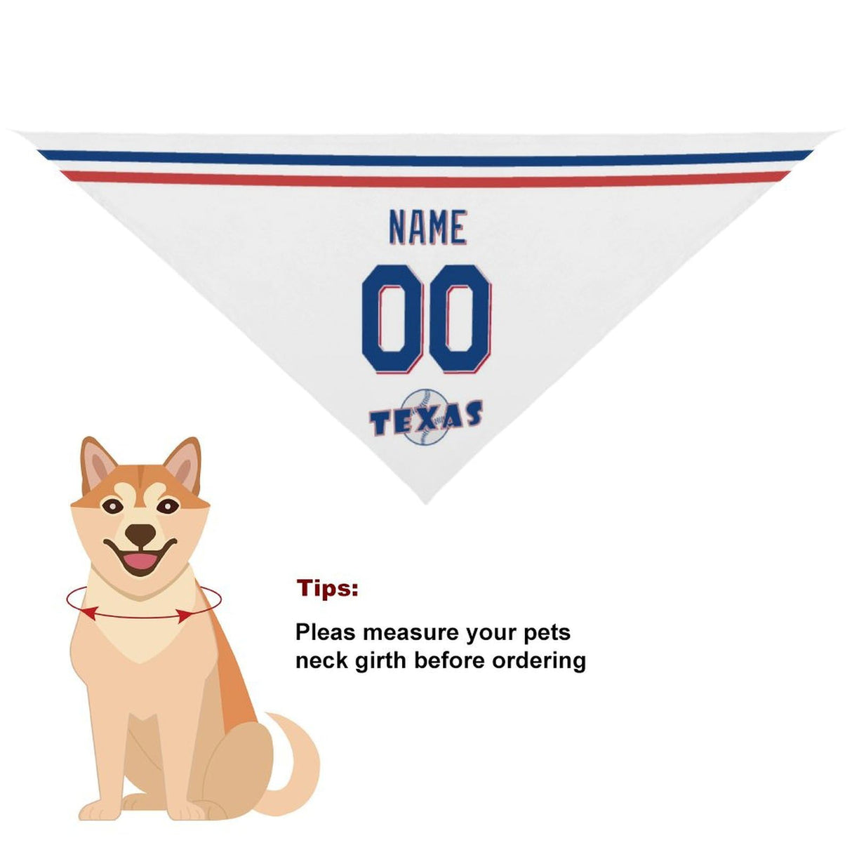 Toronto Dog Bandana Pet Gear Pet Apparel Select Any Name Any Number Gifts for Dogs Cats