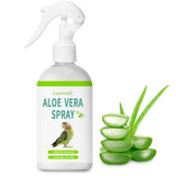 Aloe Vera Bird Spray for Birds - Bird Safe Moisturizing Mist Skin Soothing & Hydrating Mist Conditions Feathers, Gentle for Daily Use - Birds Fine-Mist Application Odor-Free Pure Cold-Pressed Aloe