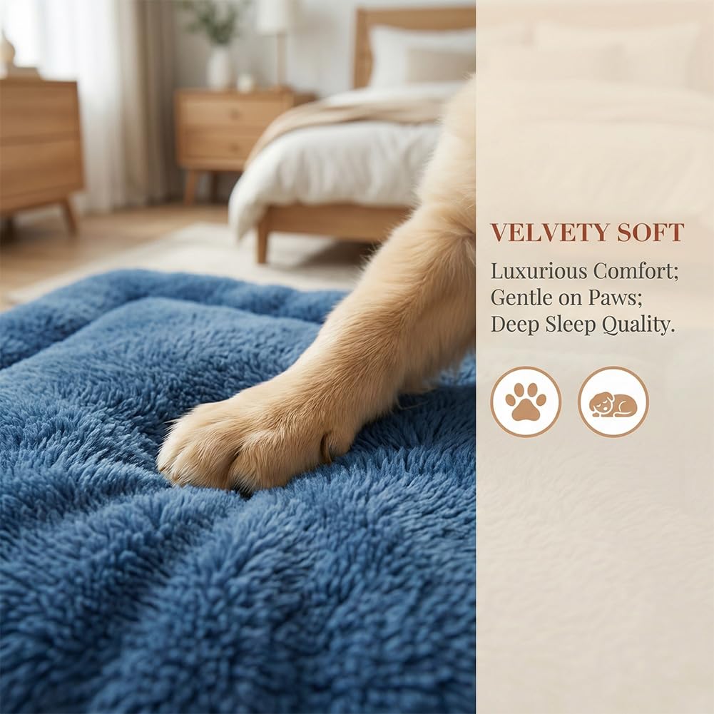 Thermal Reflection Pad for Dogs Cats, 5-Layer Self-Warming Dog Bed Mat, No-Electricity cat Heating pad, Washable Non-Slip Pet Pad, Indoor Outdoor Use for Small Medium Dogs and Cats (Gray, X-Large)