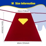 Red Dog Hero Costume Cape for Halloween and Parties (Medium)