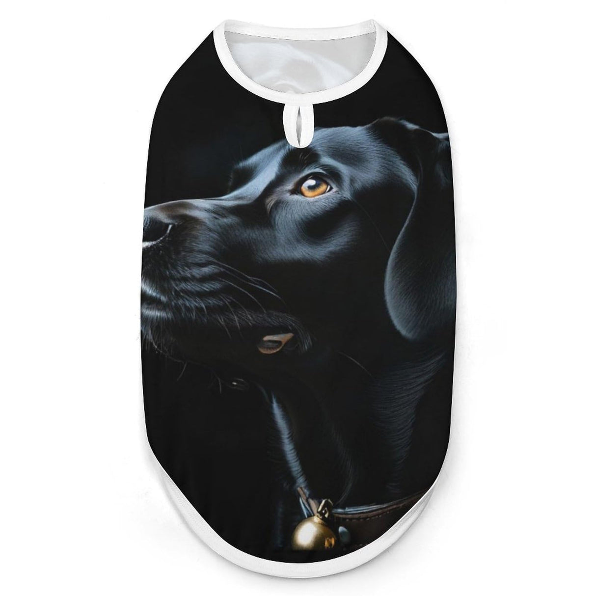 Cat & Dog Beach Shirt Cool Breathable Summer Tank Top Black Labrador Dog for Pets