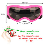 Dog Sunglasses,Doggles Anti-UV Protection,Pet Sunglasses with Adjustable Strap,Suitable for Motorcycle Car Driving Bike Riding Hiking Swimming Wind Dust Fog Dog Eye Protection