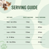 My Dog Sanctuary 120 Chews Hip and Joint Supplement for Dogs - Glucosamine, Chondroitin & MSM,Dog Joint Supplement - Mobility, Flexibility & Cartilage Support - Bacon Flavor