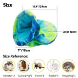 2 Pack Guinea Pig Snuggle Sack Soft Fleece Large Hideout Ferret Cozy Cave Hamster Sleeping Bag Small Animal Bed for Rabbit Bunny Chinchillas Rat Squirrel Hedgehog Cage Accessories (2 Pack, Large)