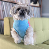 Gooby Half Stretch Fleece Vest Dog Sweater - Pink, X-Large - Warm Pullover Fleece Dog Jacket with D-Ring Leash for Small to Medium Dogs