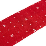 Blueberry Pet Christmas Fair Isle Dog Scarf in True Red, Large