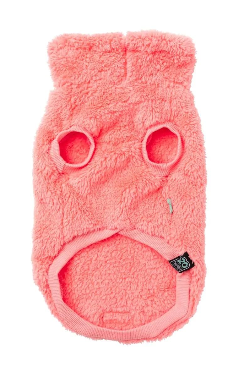 FuzzYard Turtle Teddy Super Soft Sweater Turtle Neck for Dogs with Drawstring (Peach, Size 2)